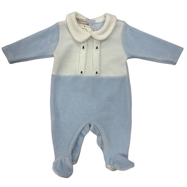 Blue Tuxedo All-In-One Sleepsuit Outfit 0-9M