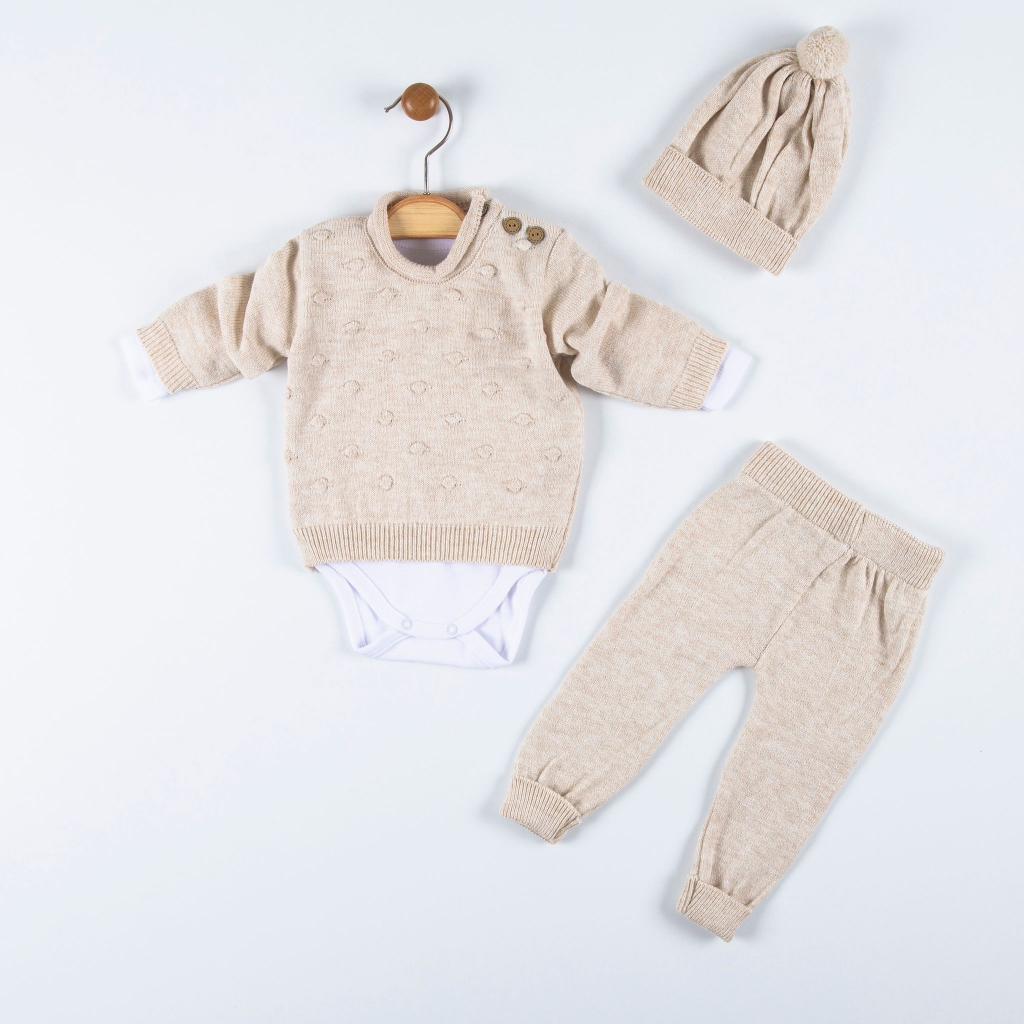 Knitted set and vest
