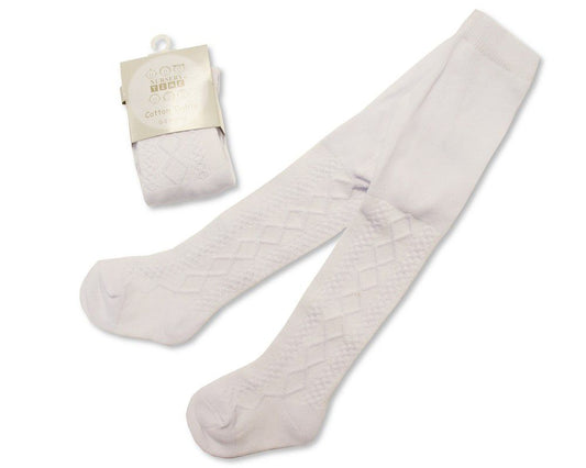 White Diamond Pelerine Tights N/B & 0-3M