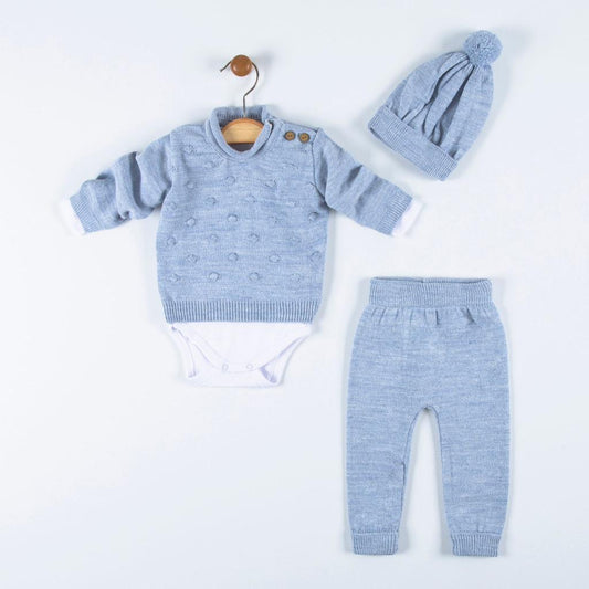 Knitted set and vest