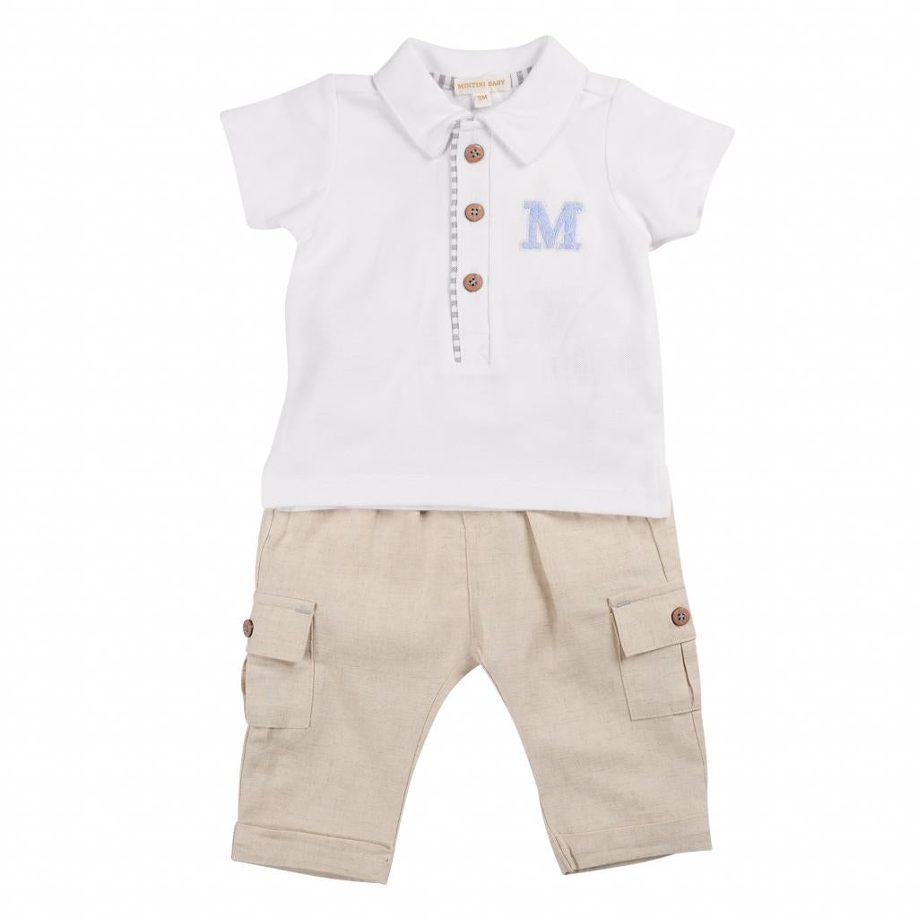 Mintini Logo Trousers Set