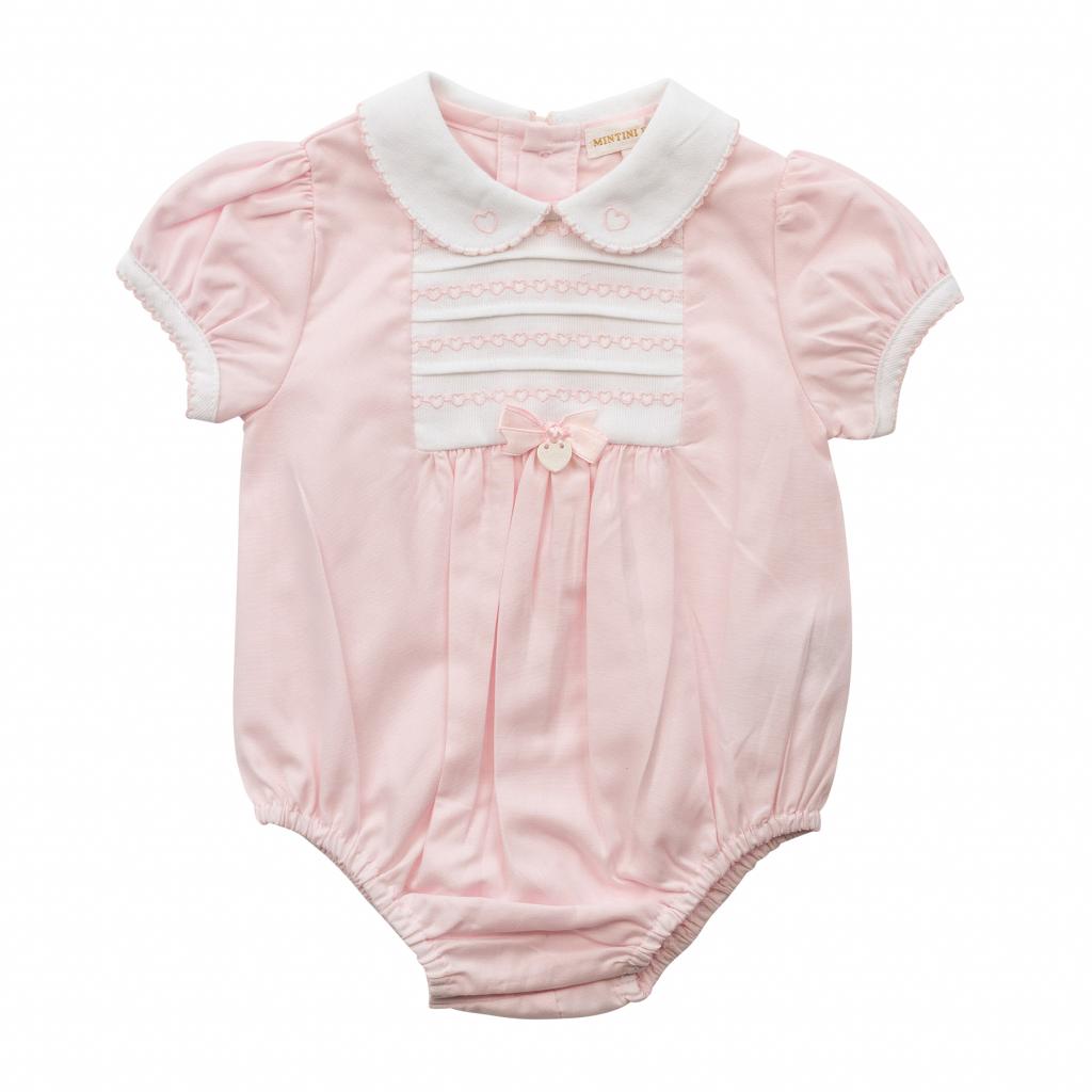 Heart Smocked Romper