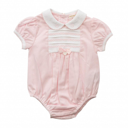 Heart Smocked Romper
