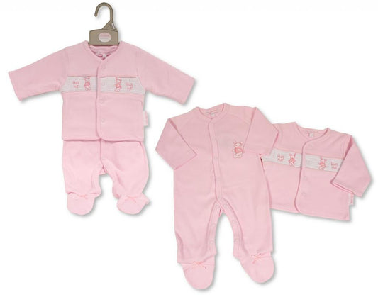 Smocked Cotton "Bunny" 2 Piece Set