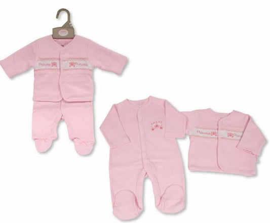 Smocked Cotton "Princess" 2 Piece Set