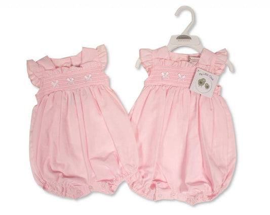 Smocked Bow Romper