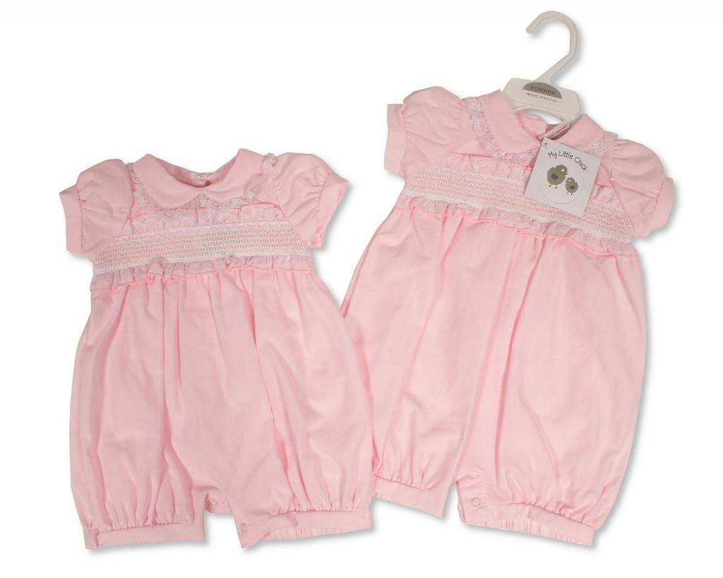 Smocked Lace Romper