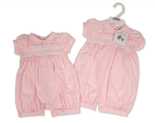 Smocked Lace Romper