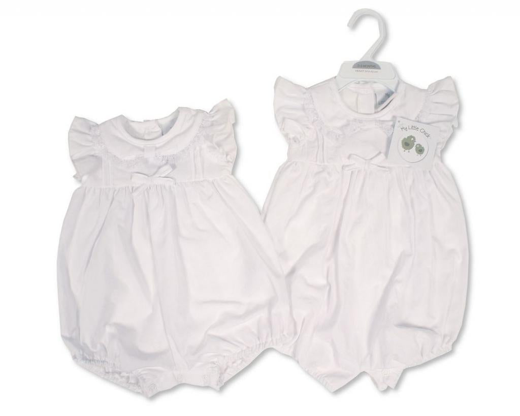 Lace and Bow Romper