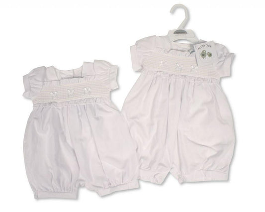 Smocked Bow Romper