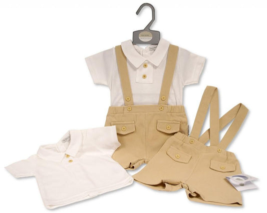 Short Dungaree Set