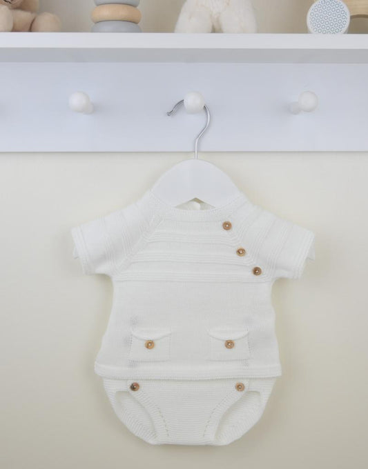 White Jam Pant Set
