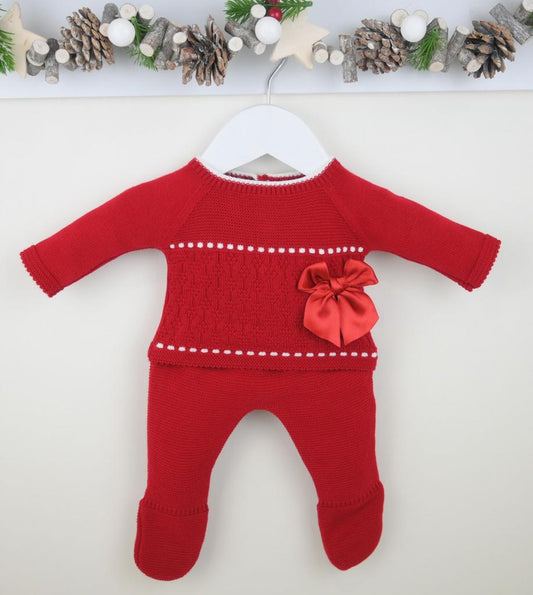 Red Chloe Knitted Outfit