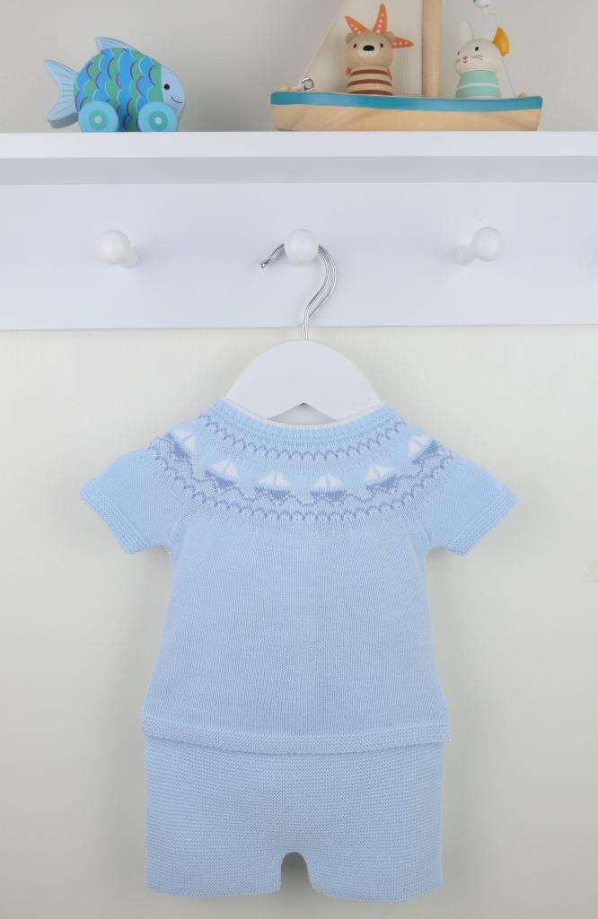 Sky Yacht Knitted Set