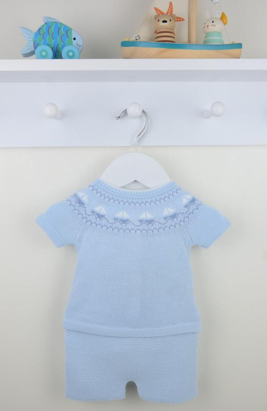 Sky Yacht Knitted Set