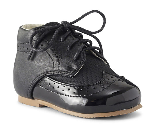 Black Brogue Boot
