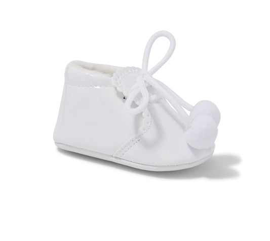 White Pom Pom Shoe