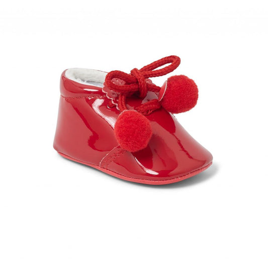 Red Pom Pom Shoe