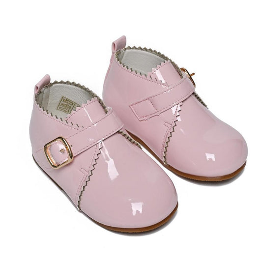 Pink Patent Boots