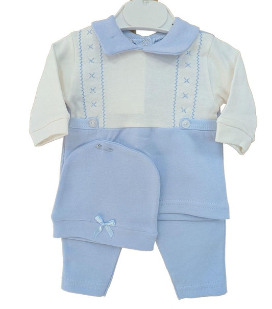 Embroidered Three Piece Set